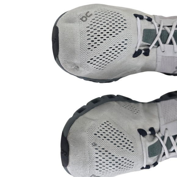 On Cloud X Mens 12 Running Shoes Gray Glacier Black Training Gym Lightweight - Picture 5 of 15